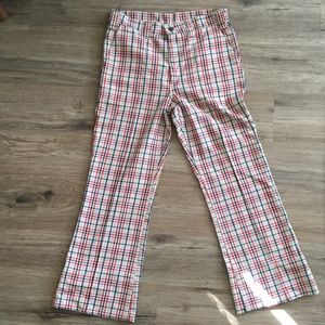 Levi’s sta-prest checkered bell bottoms
